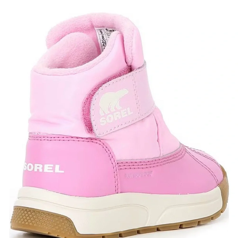 Sorel Girls' Whitney III Strap Waterproof Hook-and-Loop Snow Boots